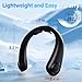 Neck Fan - Portable Neck Fan with Neck Support, 5 Speeds, All Around Airflow, Hand-free Bladeless Personal Cooling Fans, Rechargeable Wearable Fan for Outdoor and Indoor, Festival Gifts for Men Women