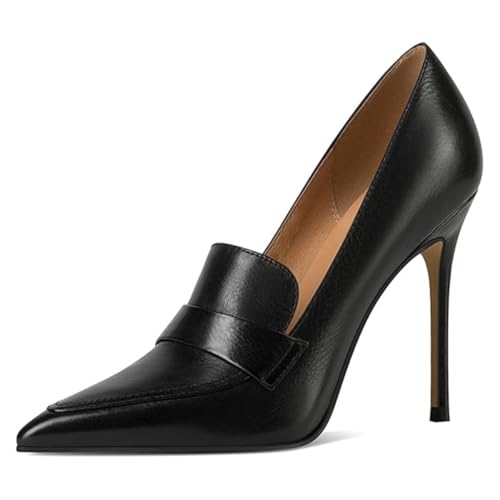 Women Pointed Toe Stiletto High Heel Slip On Pumps Elegant Homecoming Casual Dress Stylish Shoes Size 4-16 US