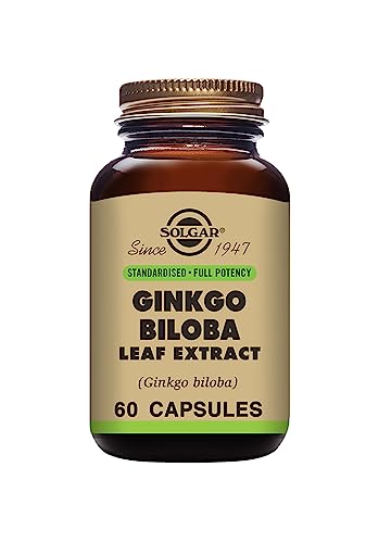 Solgar | Ginkgo Biloba Extracto de hoja | 60 Cápsulas Vegetales