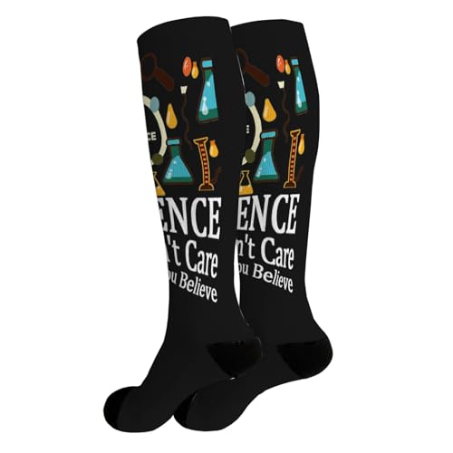 Science Doesn't Care What You Believe Men's Dress Socks2