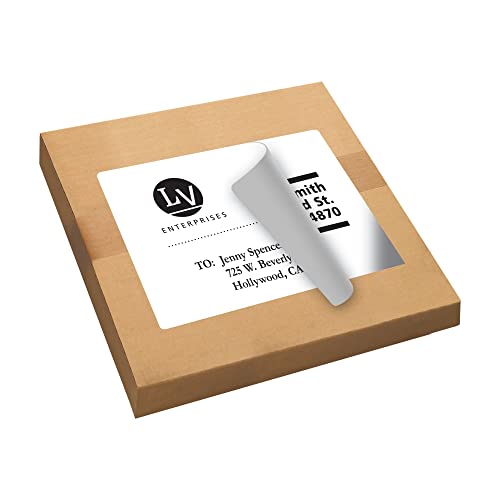 Avery(R) White Laser Permanent Full-Sheet Labels, 8 1/2In. X 11In., Box Of 100, 5165 #TOP7