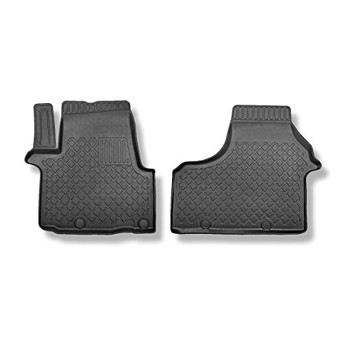 Mossa Tapis de Voiture en TPE adapté pour Renault Trafic III Van (09.2014-.) - Version Courte et Longue; fourgonnette, Version véhicule Utilitaire et Particulier, Version Particulier - G