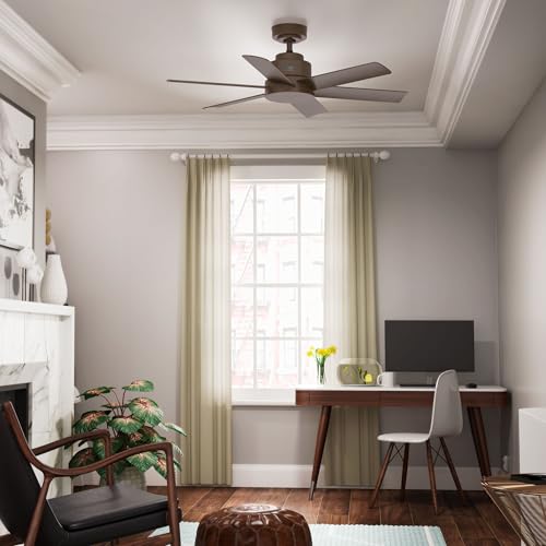 Image of Hunter 44 inch Kennicott Indoor /Outdoor Ceiling Fan, Wall Control, Matte Bronze