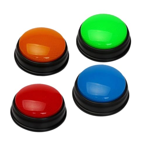 Buzzers lumineux Hohopeti lot de 4 boutons sonores compacts interactifs pour jeux et quiz