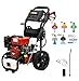 Price comparison product image DEALOURUS TX-PRO Petrol Pressure Washer - 3950psi / 272Bar Petrol Engine Powered High Pressure Portable Jet Sprayer  Premium Power & Build Quality Car & Patio Cleaner