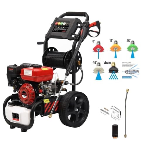 DEALOURUS TX-PRO Petrol Pressure Washer - 3950psi / 272Bar Petrol Engine Powered High Pressure...