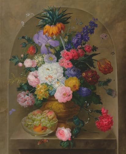 Impression d'art Art Tableau Nature morte fleurs Johann Baptist Drechsler Toile