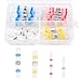 DODUOS 50 PCS Juego Conectores Termocontra Impermeable Solder Seal Conector con 4 Tamaños Diferente Conectores Cable Eléctrica Relación de Contracción 2:1