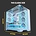 Lian Li O11Vision Compact White-Steel-Tempered Glass ATX Mid Tower Computer Case-Back Connect Support-O11VPW