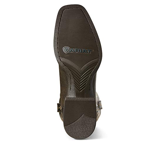 Ariat BMVY9 Mens Sport Herdsman Western Boot Black Deertan 10.5