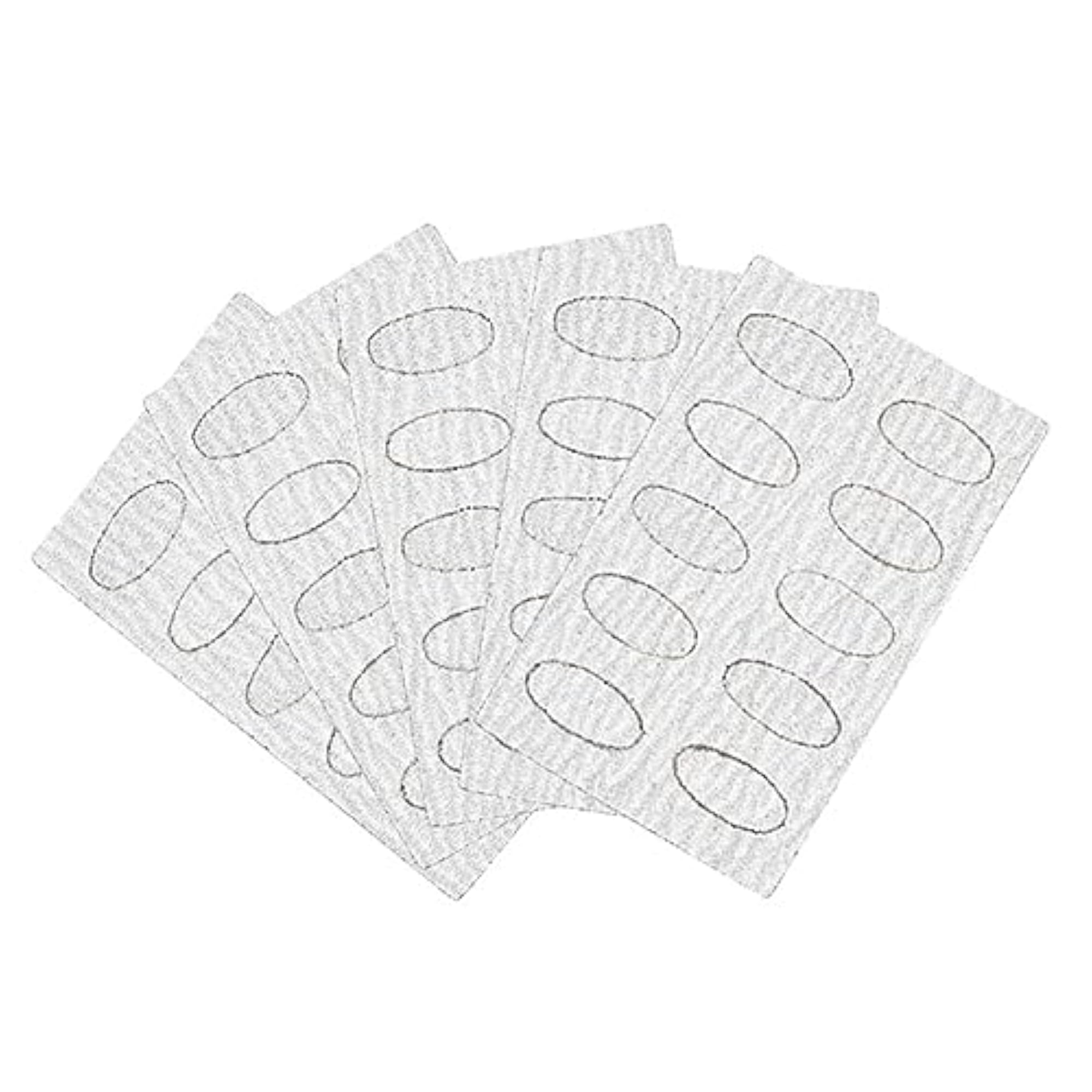 2X50Pcs Nail Pusher Replace Sanding Paper for Manicure Pedicure