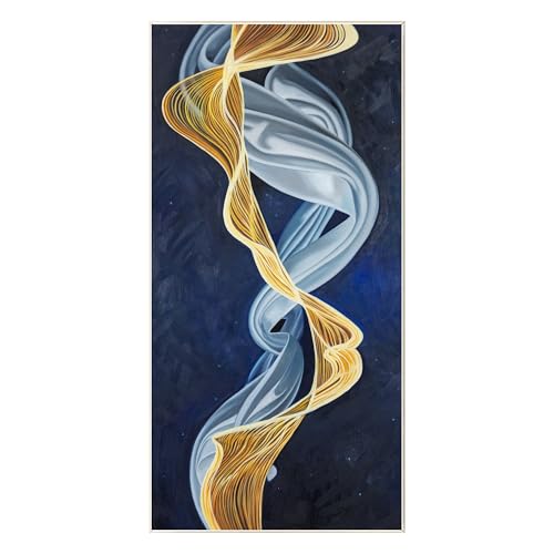 Art mural de luxe avec cette toile abstraite moderne et élégante pour sublimer votre intérieur