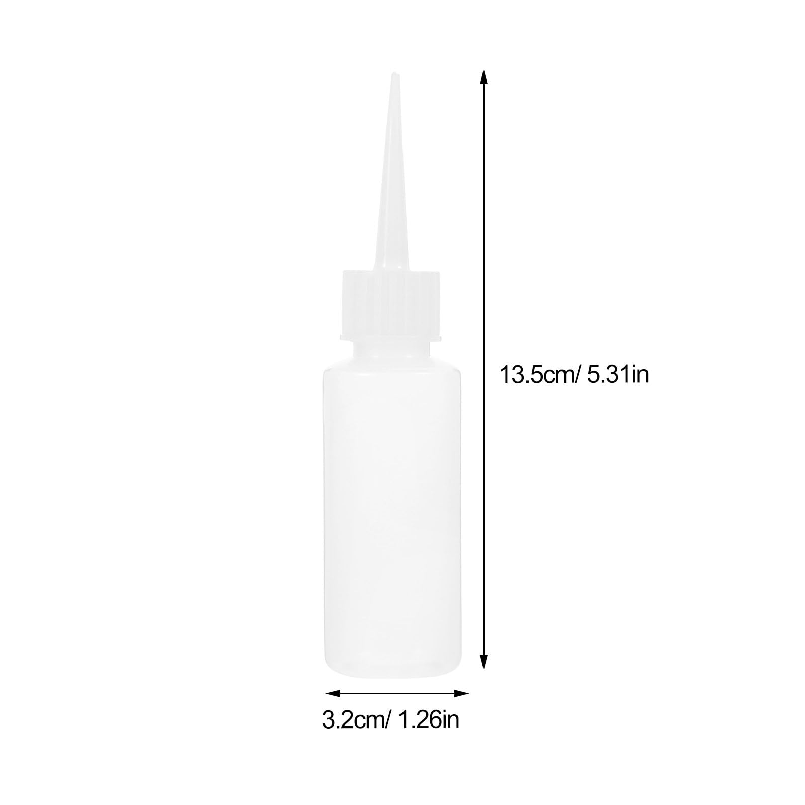 DOITOOL 20Pcs Plastic Small Squeeze Bottles with Leak Proof Caps Refillable Dispenser Bottles for Sauce Ketchup BBQ Condiments Dressing Paint Workshop Pancake