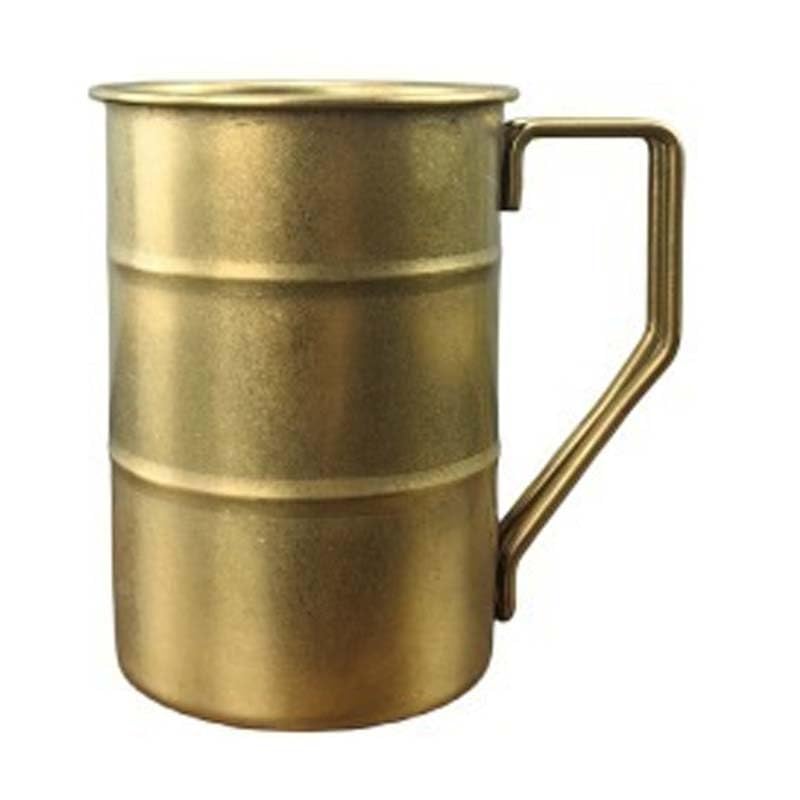 Echeson 1PC Stainless Steel Mug 350ML, Retro Creative Water Mug and Beer Mug Suitable for Outdoor Camping or Restaurants(B)