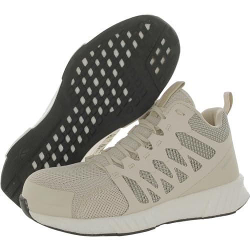 Image of Reebok Fusion Flexweave Work EH Comp Toe Mid-Cut Cream 9.5 D - Wide