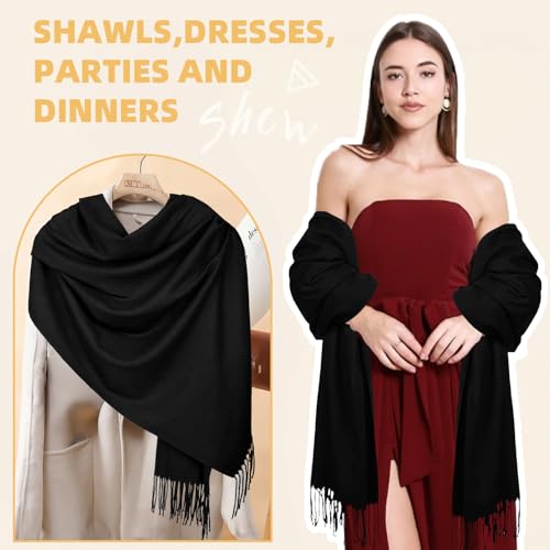 Shawl Wraps For Women Solid Colour Warm Scarf For Women Large Scarf Ladies Fashion Shawl 6