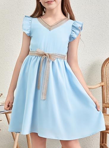 blibean Tween Girls Elegant Dresses Kids Semi Formal Dress Size 6-15 Years3