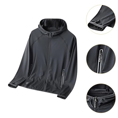 Chaqueta de ciclismo para hombre manga larga protectora solar miniatura 3