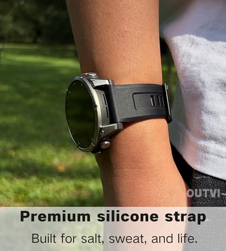 Correa de silicona 26mm para Garmin Fenix y Epix miniatura 6