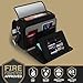 FIRESHIELD PRO Fireproof Document Bag – Portable Briefcase with Shoulder Strap, Tablet, Laptop & Card Organizer – Water Resistant, Multi-Pocket Storage for Travel, Home or Office – 17