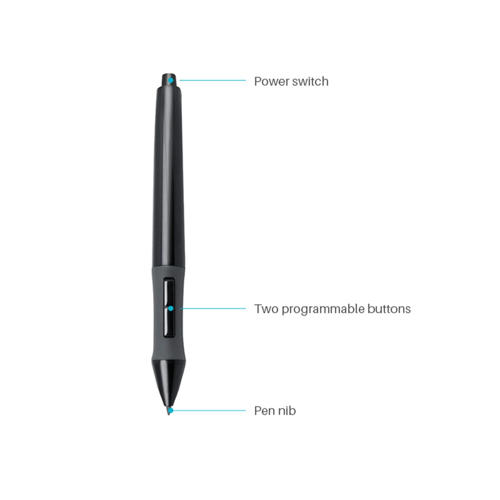 Rysik PEN68D, Aktywny Rysik Screen Touch do GT‑ PRO/GT‑156HD V V2, Wysoka Czułość i Precyzja, Poziom 8192