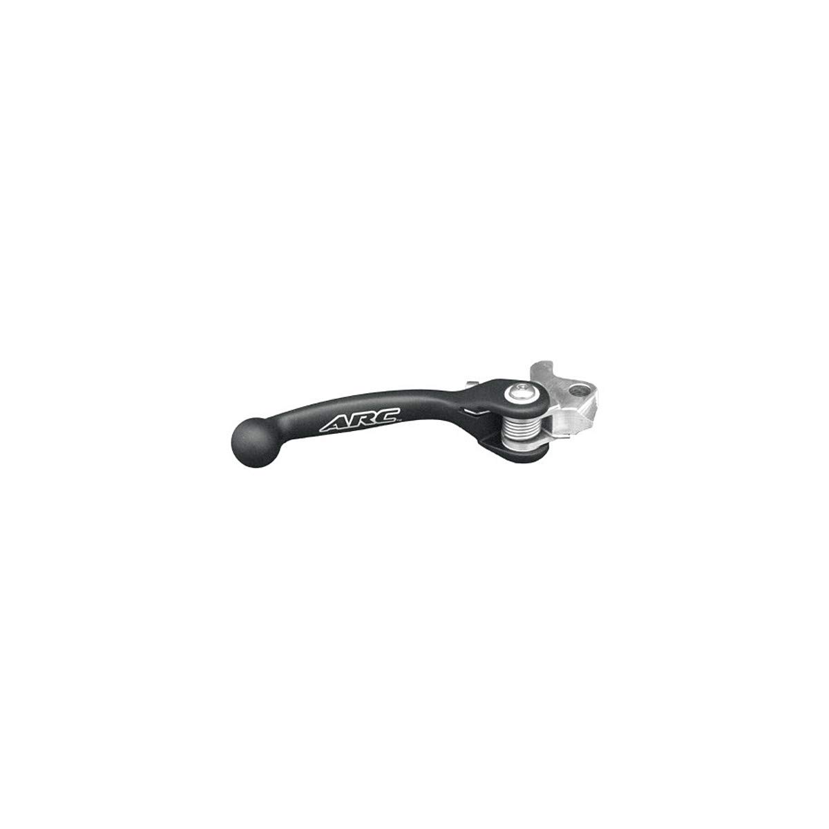 ARC Folding Brake Lever (Aluminum) (Black) Compatible with 07-19 Honda CRF450R