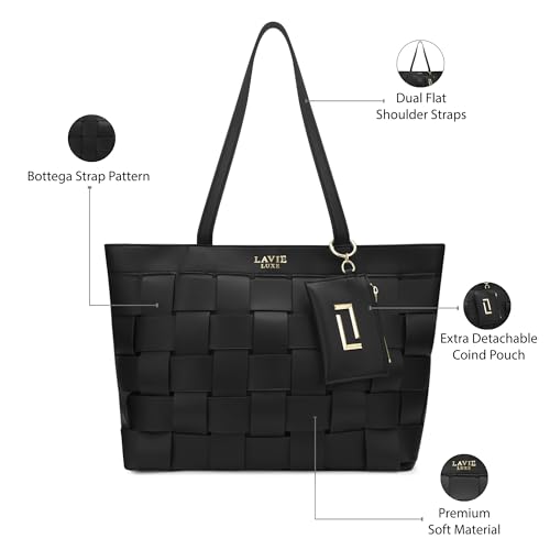 Image of Lavie Luxe Women's Bot Elle For Women | Handbag For Work | Ladies Purse | Stylish Shoulder Bag | Gift For Women