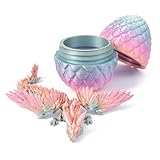VUNDO Exquisite 3D Printed Dragon and Dragon Egg Set | with Wings | Perfect Choice, Pinkycolor