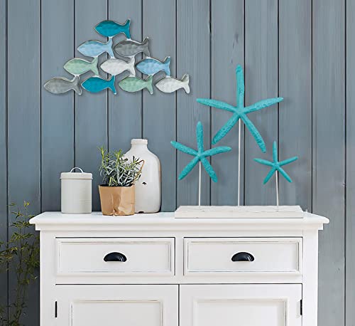 SAILINGSTORY Starfish Decor Coastal Beach Decorations for Home Beach Bathroom Decor Nautical Ocean Décor Small - Image 4