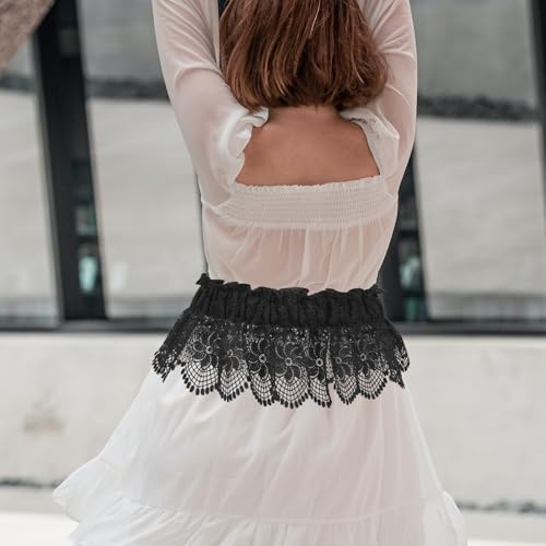 Ceinture corset élastique large pour ceinturer une robe trop ample avec élégance