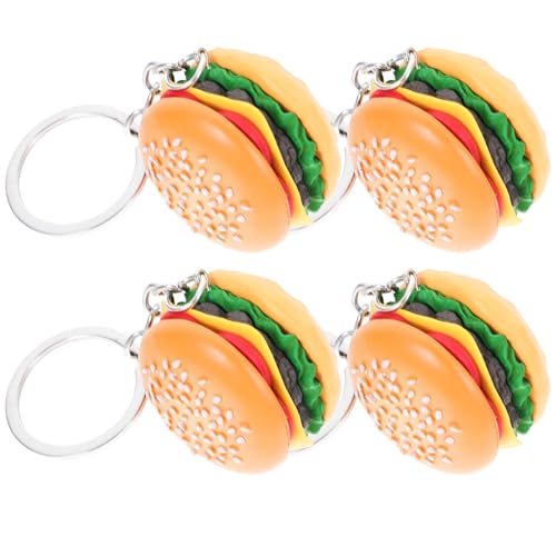 [JOYOFREELY] ���킢���n���o�[�K�[�y���_���g�L�[�`�F�[�� ���F PVC�S�� ���p�r�̑����ɍœK�g�т��₷���T�C�Y ���⃊���b�N�̃A�N�Z�T���[�� 4�Z�b�g
