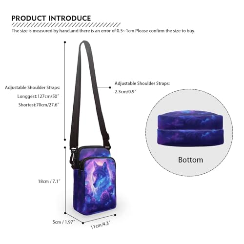 Image of Lightweight Small Crossbody Bags Cell Phone Purses Travel Pouch Shoulder Bag for Women
