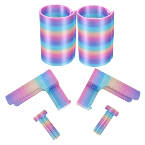 La Mejor Lista de Lienzos enrollados - los más vendidos. 49 FOMIYES Soporte para Rodillos de Lienzo Pintura Gemas Grande 2 Piezas Colores Clips Organizadores para Almacenamiento y Fijación de Lienzos Enrollados Herramienta Manualidades