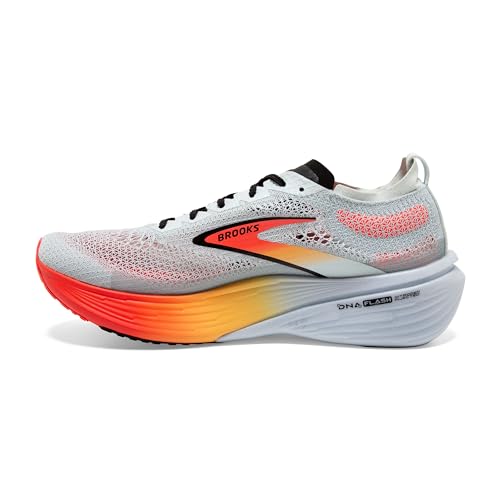 Brooks Brooks Unisex Hyperion Elite 4 Neutral Running Shoe for Men & Women - Illusion Blue/Coral/Orange - 9 Medium