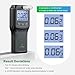 Breathalyzer, Alcohol Tester with Fuel Cell Sensor, Police-Grade Alcohol Breathalyzer Tester for Home Health Use, with 10 Mouthpieces (Black)