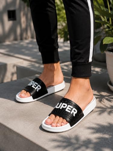 Image of WARKO Slippers For Men | Stylish Chappal For Boys | Soft Cushioned EVA Slides Slipper | Casual FlipFlop Daily Wear Footwear | Indoor Outdoor Use