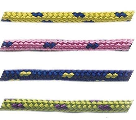 Tresse polypropylène jaune 8 mm évite les nœuds coincés sous l'eau