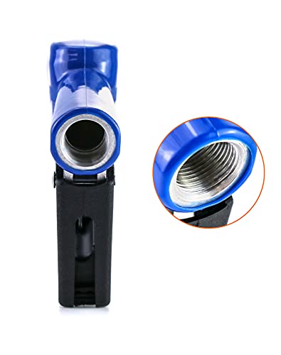 QWROK 3/4" Automatic Fuel Nozzle Auto Shut Off Gasoline Nozzle for Petrol Diesel Fuel Refilling, 0-60L/min Flow Rate, 3/4" NPT Inlet Size, 13/16'' Outlet Size, Blue by QWORK - Used condition - Image 10