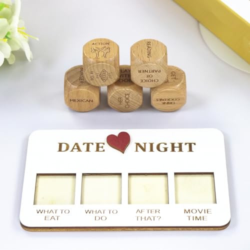 Couples Games Gifts for Men Women Date Night Dice Ideas Couple Toys Games Anniversary Birthday Engagement Valentine's Day Gifts for Boyfriend Girlfriend Husband Wife Groom Bride Him Her - Image 6