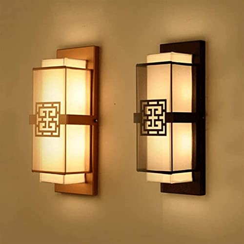 Lámpara de pared antigua rústica con aplique LED decorativo interior 2