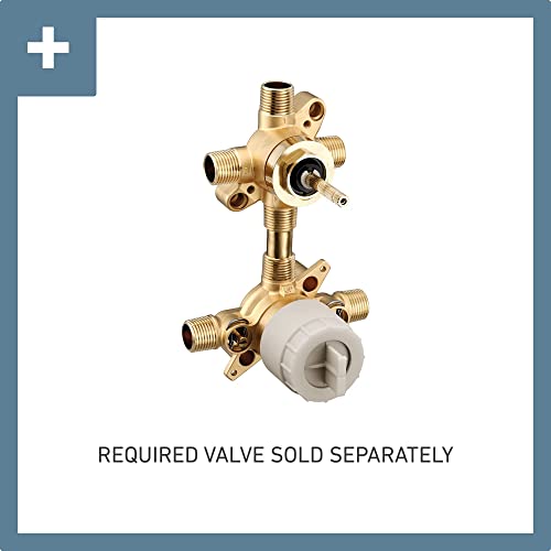 Moen UTS4311NL Weymouth M-CORE 3-Series 2-Handle Shower Trim with Integrated Transfer Valve, Valve Required, Polished Nickel by Moen - Image 2