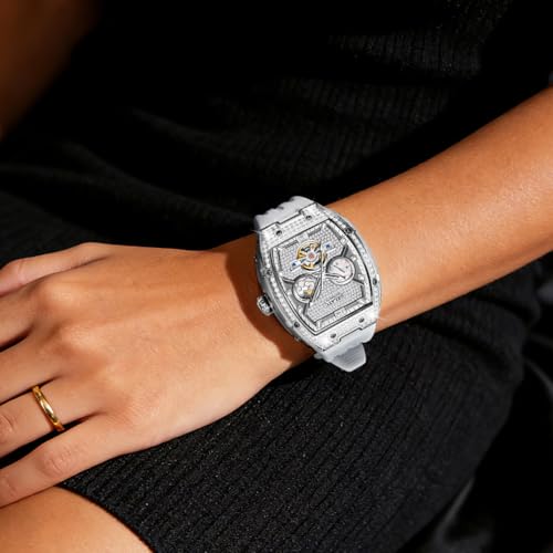 Image of OLEVS Watches for Women Luxury Elegant Stainless Steel Waterproof Luminous Diamond Women's Fashion Watch Ladies Watches for Small Wrists