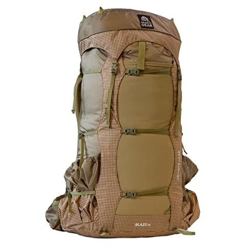 Granite Gear Blaze 60L Backpack - Pottery Clay/Brown Gingham/Walleye Regular Cover