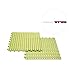 Produktbild Euro Tische rutschfeste PVC Duschmatten mit Klicksystem 30 x 30 cm - vielseitig einsetzbare Bodenfliesen für Innen- & Außenbereich in 4 (Grün)
