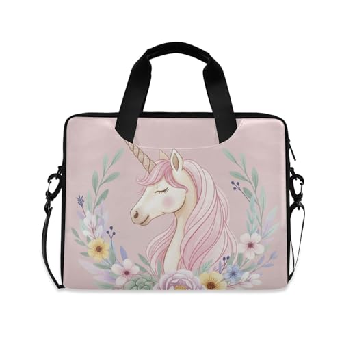Maletín para laptop de 16 pulgadas ALAZA con diseño de perro salchicha y correa ajustable