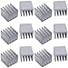 12PCS Aluminum Heat Sink 20 * 20 * 16MM Heatsinks Cooler for Mos IC Cooling Electronic Parts DIY