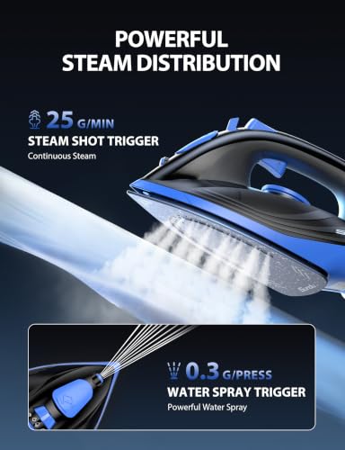 Image of Sundu Steam Iron with Ceramic Soleplate & Burst of Steam