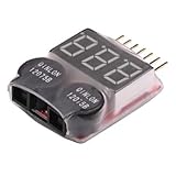 lipo warner 3s Schutz gegen Verpolung YUNIQUE DEUTSCHLAND 1 Stuck 1S-8S Lipo Alarm Warner Schutz Checker Voltage Buzzer Pieper 1S 2S 3S