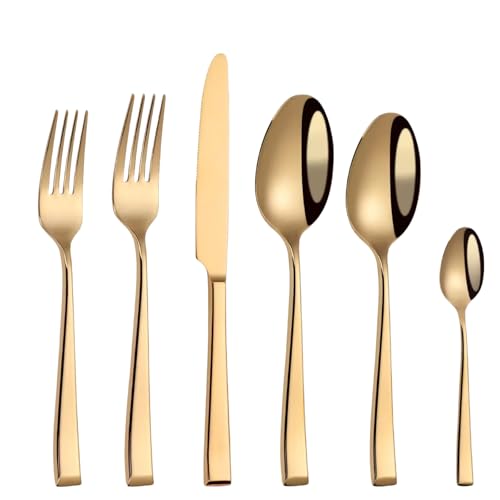 Set Cubiertos Cocina 6 Piezas Acero Inox Base