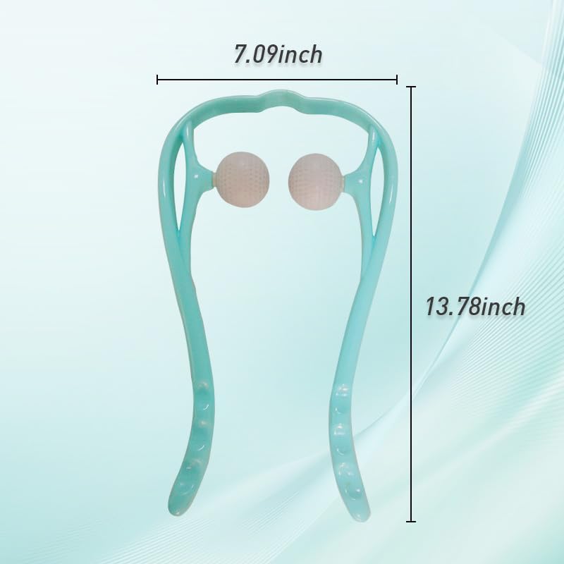 Miniatura 3 de Masajeador Shiatsu ajustable para cuello y hombros  Masajeador manual de punto de activación de tejido profundo, ligero y ergonómico para relajación